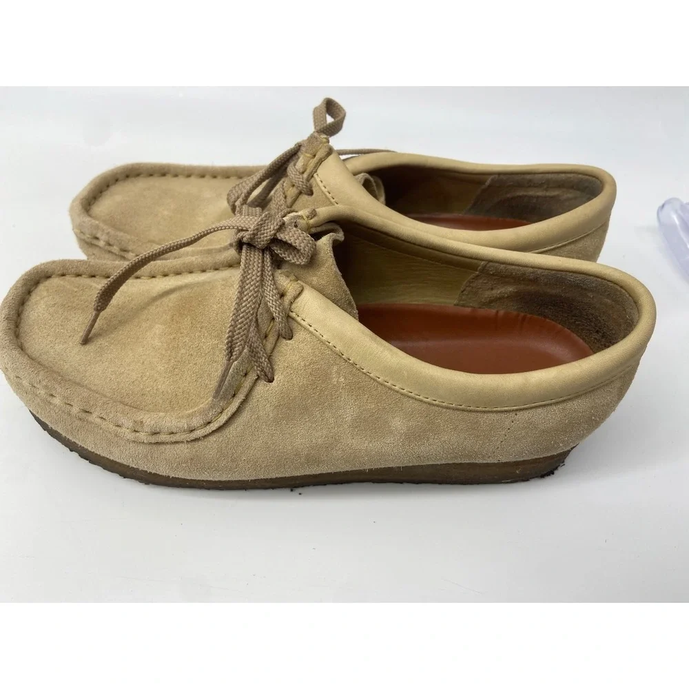 Clarks Wallabee Shoes Men 7 Maple Suede Original Classic Moccasin Casual Hip Hop